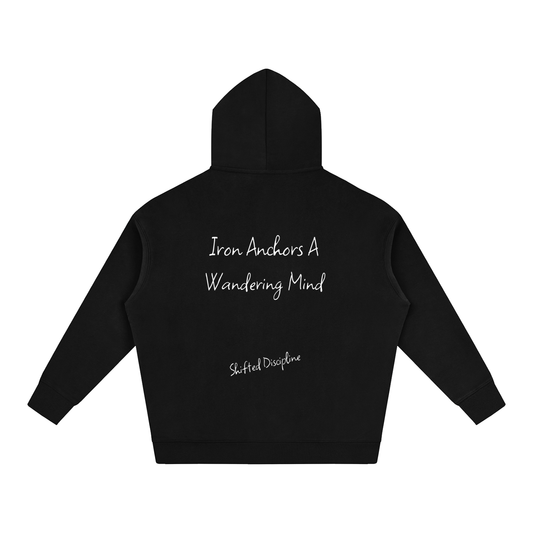 "Iron Anchors" Oversize Fleeced Hoodie