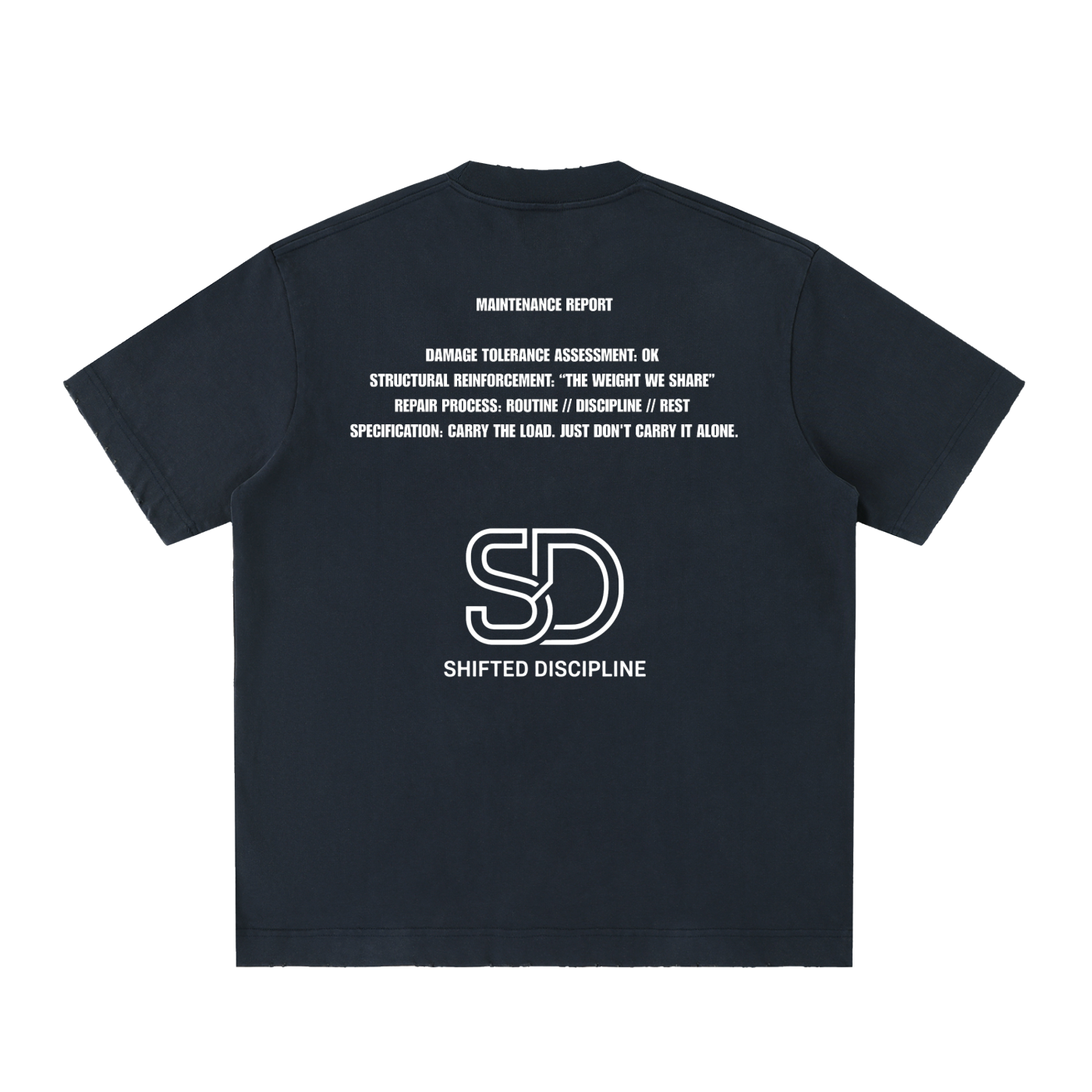 Heavyweight Vintage Washed Frayed T-Shirt