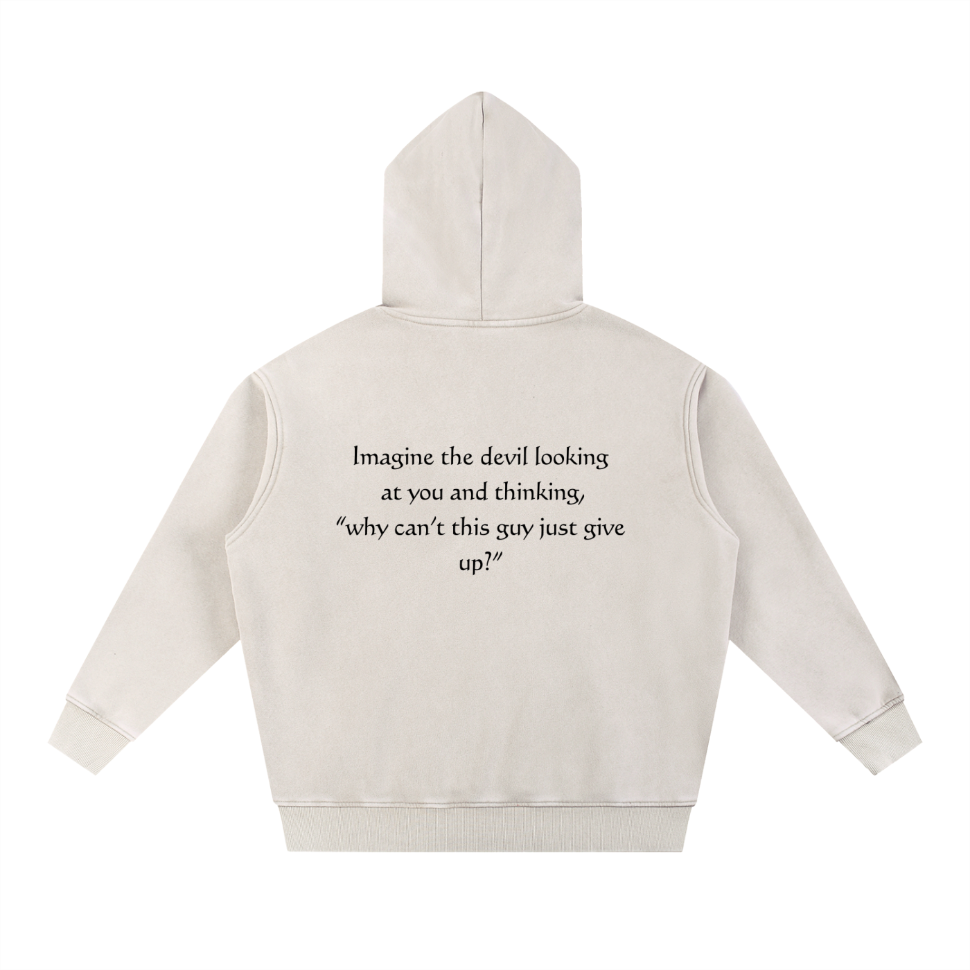 Snow Wash Fleece Oversize Hoodie