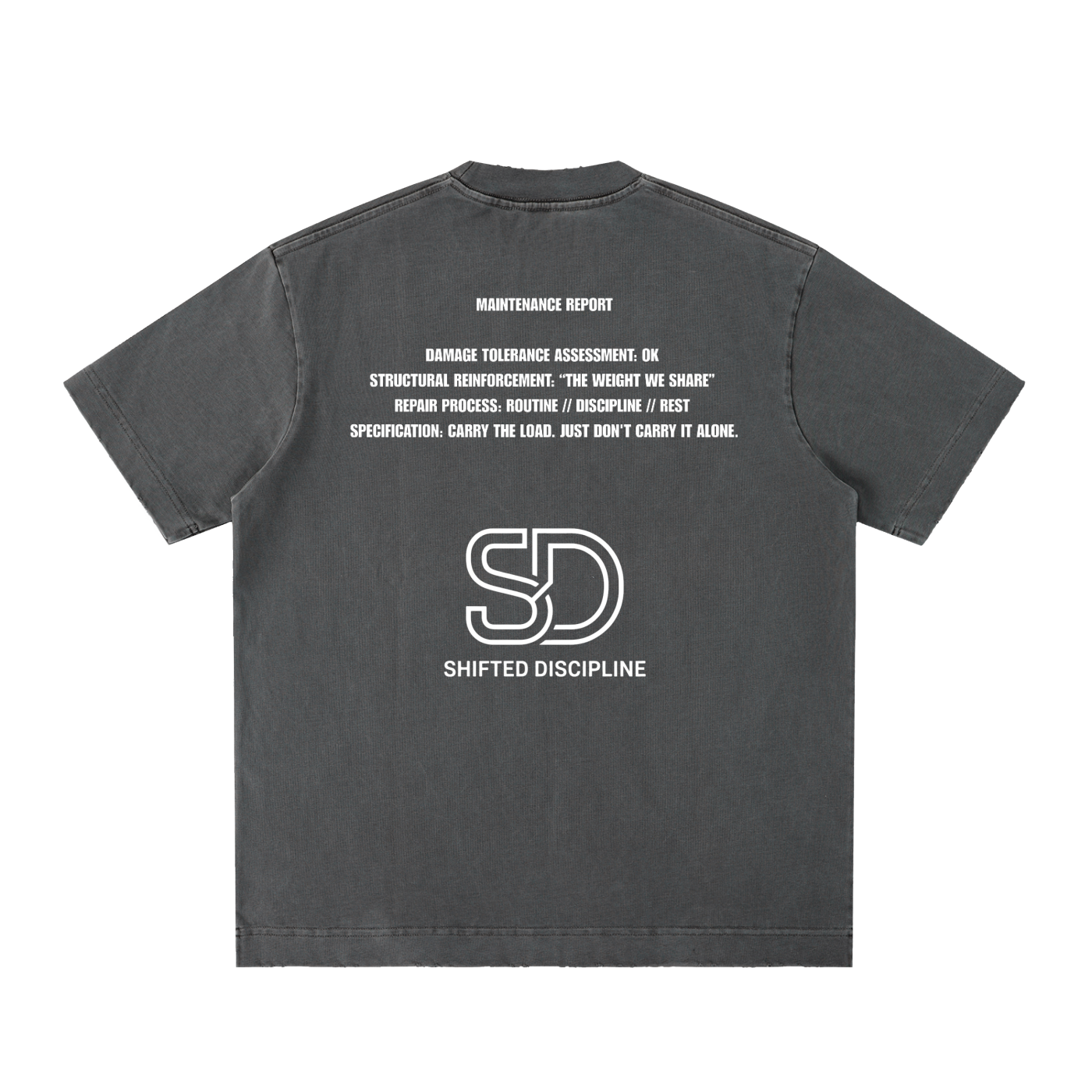 Heavyweight Vintage Washed Frayed T-Shirt
