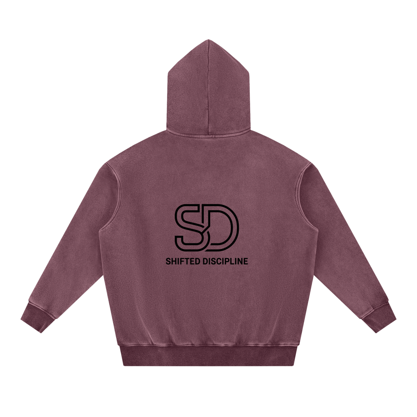 Snow Wash Fleece Oversize Hoodie