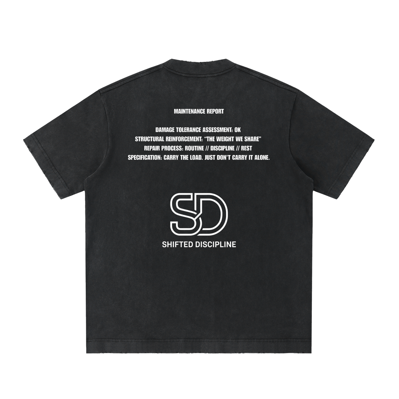 Heavyweight Vintage Washed Frayed T-Shirt