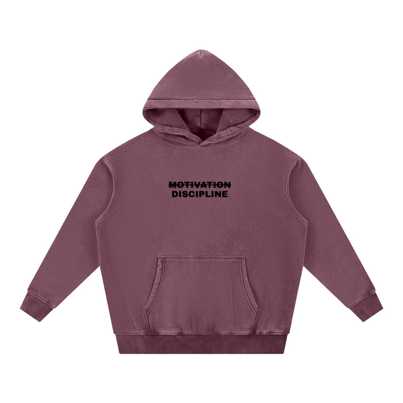 Snow Wash Fleece Oversize Hoodie