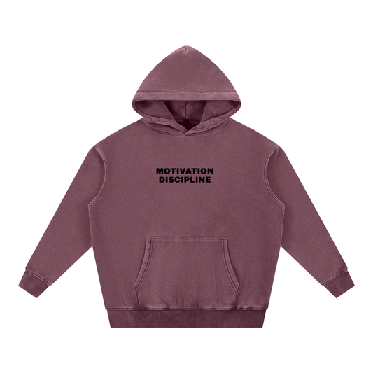 "Discipline" Fleece Oversize Hoodie