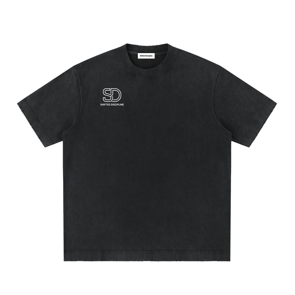Heavyweight Vintage Washed Frayed T-Shirt