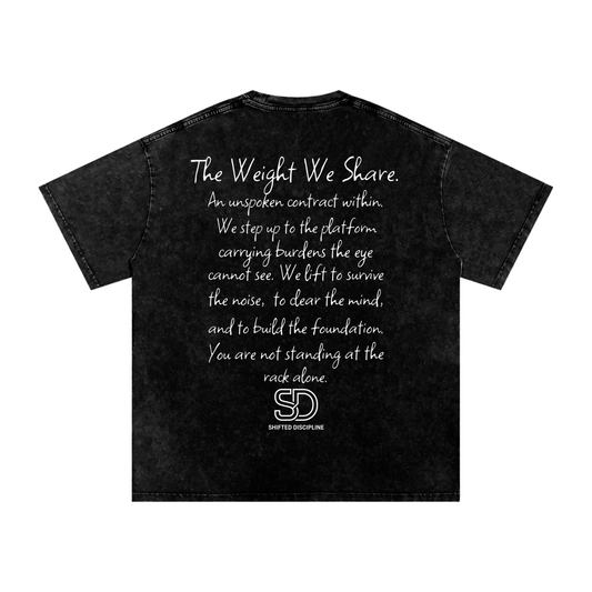 "The Weight We Share" Oversized Cotton T-Shirt