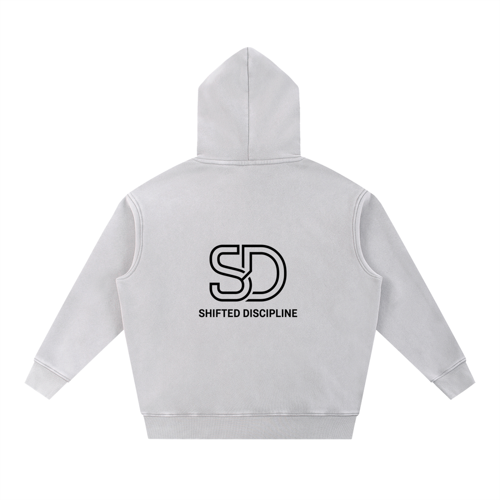 Snow Wash Fleece Oversize Hoodie
