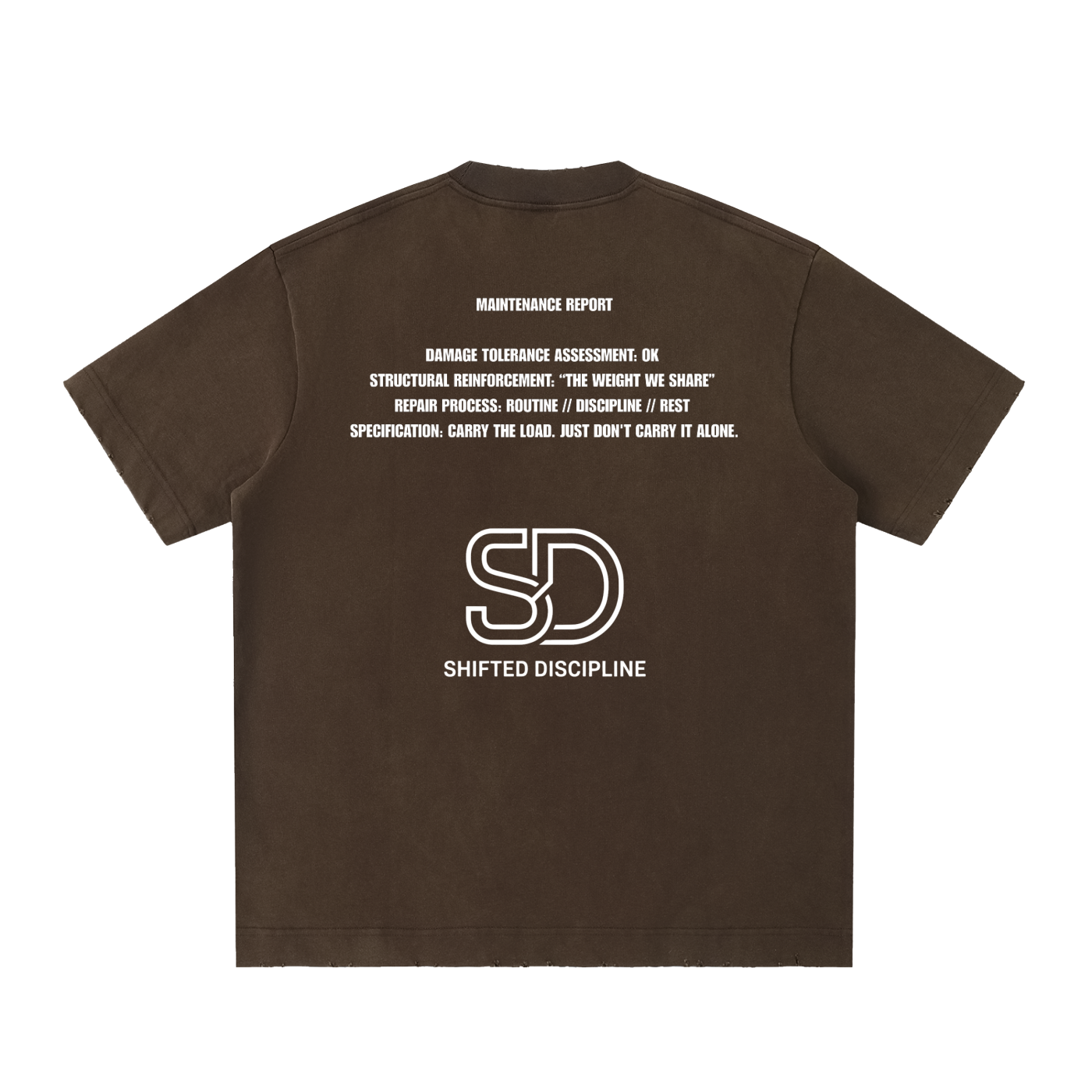 Heavyweight Vintage Washed Frayed T-Shirt